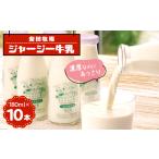 飲料類 牛乳 ジャージー牛乳 180ml×10本セット
