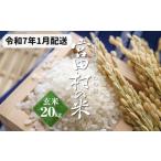 ふるさと納税 長野県 宮田村 【予約受付】【令和６年米】【新米】長野県産　減農薬栽培(栽培期間中)コシヒカリ／玄米／20kg・16,000円／令和7年1月配送 玄米／…