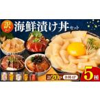 魚貝類 漬け丼5種セット 60g×4パック