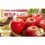 ふるさと納税 りんご 山形県 大江町 《先行受付》特別栽培 贈答規格サンふじ約5kg 2026年12月中旬頃〜発送予定 糖度14度以上・山形セレクション認定品・山形り…