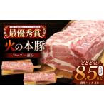 牛肉 ロース 火の本豚 ロース1頭分 真空パック 1本×2