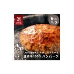 ふるさと納税 牛肉 ハンバーグ 北海道 帯広市 豊西牛100%ハンバーグ 6枚セット 1483582