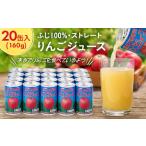ふるさと納税 果汁飲料 りんご 長野県 中野市 ふじ 100% りんごジュース 160g×20缶入_ りんご 林檎 リンゴ ジュース 飲料 フルーツジュース ストレートジュ…