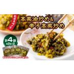 加工品等 漬物 高菜油炒め2セット辛子高菜炒め2セット 計4…
