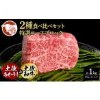 牛肉 ロース 土佐あかうし&土佐和牛2種食べ比べ 500g×2パッ…