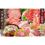 ふるさと納税 牛肉 サーロイン 鹿児島県 枕崎市 定期便(3回配送) お楽しみバラエティー定期便 LL-6017_ 定期便 黒毛和牛 鰹 黒豚 ハンバーグ 切り落とし 人気…