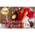 いちごとココアのグラノーラ2袋 ココア