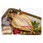 ふるさと納税 干物 アジ 島根県 浜田市 山陰浜田港ブランド「どんちっちアジ」干物10枚セット脂質含有量10%以上 魚介類 干物 干もの 開き あじ 厳選 海鮮 …