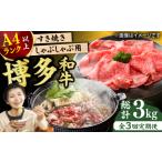 牛肉 サーロイン 3回定期便 博多和牛 1kg