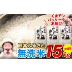 ふるさと納税 無洗米 熊本県 御船町 無洗米 訳あり 家庭用 熊本ふるさと 無洗 米 15kg 無洗米 米 コメ 熊本県産《7-14日以内に出荷予定(土日祝除く)》 洗わず …