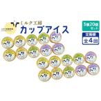 菓子 アイス 定期便:全4回 ニセコ高橋牧場ミルク工房