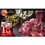 馬肉 令和8年熊本地震復興支援 馬スジ 合計1kg