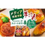 肉 ハンバーグ 3回定期便 メディア紹介多数 ハンバーグ&amp;スイートポテトセット
