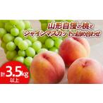 ふるさと納税 もも 山形県 山形市 山形自慢の桃とシャインマスカットの詰め合わせ 秀品 3.5kg 以上 令和8年産先行予約 FS24-153 くだもの 果物 フルーツ 山形 …