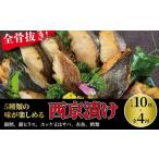 漬魚 味噌 粕等 味噌漬け 定期便 4ヵ月 西京漬け