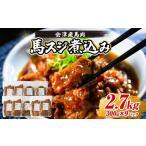 馬肉 会津産馬肉使用 馬スジ煮込み 2.7kg