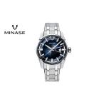 ふるさと納税 時計 メンズ腕時計 秋田県 湯沢市 MINASE時計 DIVIDO ブレスレットタイプ(VM14-M01GBL-SSB) 協和精工株式会社 F11902