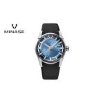 ふるさと納税 時計 メンズ腕時計 秋田県 湯沢市 MINASE時計 DIVIDO ラバーベルトタイプ(VM14-RBKGIB-SSD) 協和精工株式会社 F11905