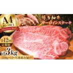 牛肉 サーロイン 12回定期便 博多和牛 サーロインステーキ2…