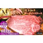 牛肉 サーロイン 6回定期便 博多和牛 サーロインステーキセ…