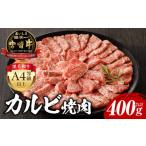 ふるさと納税 牛肉 焼肉・バーベキュー 宮崎県 宮崎市 2025年10月発送 宮崎牛 カルビ焼肉400g_M243-035-oct 2025年10月発送