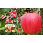 ふるさと納税 りんご 長野県 中野市 〈信州中野まつじるし農園〉シナノスイート家庭用 約3kg 1206438