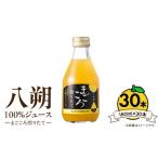 果汁飲料 みかん まごころ搾りたて 八朔 100%ジュース 180ml