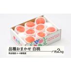 ふるさと納税 もも 山形県 山辺町 もも 桃 品種おまかせ 白桃 秀品程度 約2kg(4~9個程度) 2025年産 山形県産 沖縄・離島への配送不可 tf-moyws2