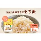雑穀 定期便 年2回発送 兵庫育ちのもち麦5kg