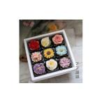 fu.... налог японские сладости сырой кондитерские изделия Fukuoka префектура line . город DC-006_.. цветок печенье 9 штук входит еда ..... цветок .. это . цветок furoshiki упаковка японские сладости 