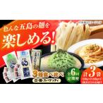 うどん 乾めん 6回定期便 五島の麺 3種食べ比べ