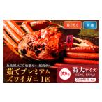 ふるさと納税 カニ 松葉ガニ 京都府 京丹後市 訳あり　 蟹の匠 魚政 茹で　プレミアムズワイガニ 魚政BLACK（松葉ガニ・越前ガニ） 特大サイズ（1200〜1300g）…