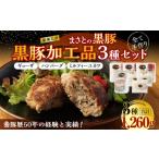 惣菜 レトルト 冷凍 黒豚加工品 3種セット