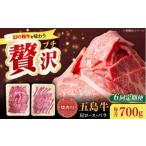 五島牛焼肉セット 肩ロース バラ 700g