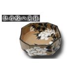 陶磁器 漆器 ガラス No.402 牡丹絵八角鉢