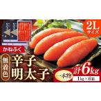 魚貝類 明太子 かねふく 辛子明太子 一本物 2L