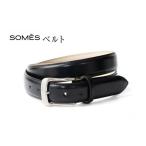 小物 SOMES ベルト 本革 M-05 ラウンド型