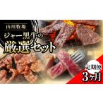 牛肉 サーロイン 定期便3か月 山川牧場ジャー黒牛の厳選セ…