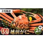 ふるさと納税 カニ ずわいガニ 福井県 坂井市 先行予約 訳あり 茹で「越前ズワイ蟹」 中 2杯 脚折れ 2026年2月発送分 わけあり ワケアリ カニ かに 蟹 越前ガ…