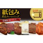 ハンバーグ 煮込み レンジで簡単 6種