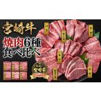 ふるさと納税 牛肉 焼肉・バーベキュー 宮崎県 西都市 宮崎牛 6種盛り焼肉 食べ比べセット600g 4等級以上 国産牛 肉 ブランド牛 ミヤチク 内閣総理大臣賞4連覇…