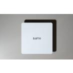 家具 装飾品 R9 表札 スクエア 脚付き 接着タイプ