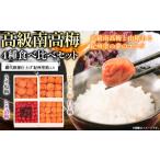 加工品等 梅干 9月30日受付終了 高級南高梅食べ比べ4種 計1…