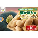 野菜類 じゃがいも 栗かぼちゃ1個 メークインのセット 約10…