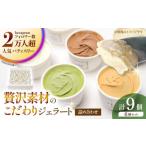 ふるさと納税 アイス・ヨーグルト ジェラート 熊本県 山鹿市 ジェラート 9個入り (ジャージーミルク、山鹿和栗、岳間抹茶 各2個 塩キャラメル、ショコラ、洒…