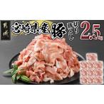 ふるさと納税 豚肉 炒め物 宮崎県 都城市 宮崎県産豚切り落とし2.5kg(真空)_12-8407_(都城市) 豚肉 切り落とし (250g×10) 小分け 真空 宮崎県産豚2.5キロ 炒…
