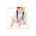 服 子ども コットン ベビーレギンス サスペンダー付