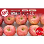 ふるさと納税 りんご 山形県 大江町 《先行受付》 2027年1月発送予定 訳あり 家庭用サンふじ約10kg 大江町産・山形りんご・大地農産 028-028