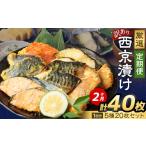 ふるさと納税 魚貝類 サーモン 茨城県 神栖市 2ヶ月定期便 訳あり 厳選 西京漬け おまかせ 5種 20枚セット 魚 魚貝類 さかな 銀だら さわら サーモン 金目鯛 …