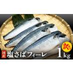 ふるさと納税 魚貝類 宮城県 石巻市 さば 訳あり 塩サバフィーレ 1kg(10枚前後) 冷凍 サバ 魚 切身 フィレ 鯖 わけあり 不揃い 急速冷凍 新鮮 魚 青魚 鯖フ…